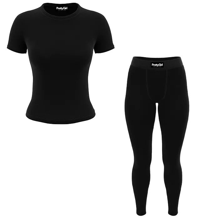 Black Legging Set