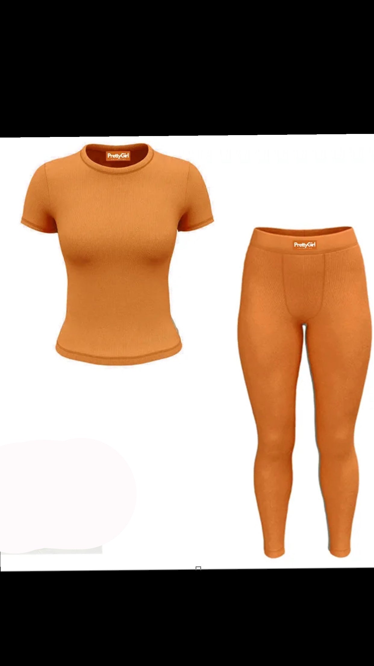 Burnt Orange Legging Set