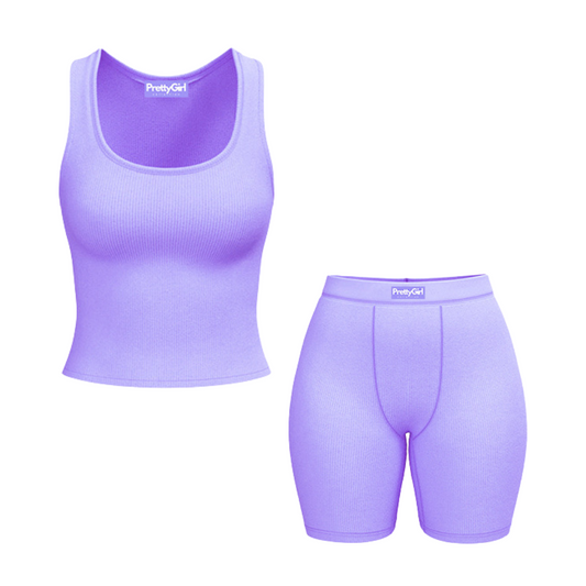 Short Set Lounge (Lavender)